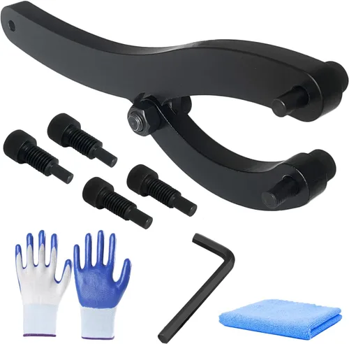 Llave de tuerca prensaestopas resistente para quitar cilindros hidráulicos, llave ajustable, forjada de acero al manganeso de dureza, viene con