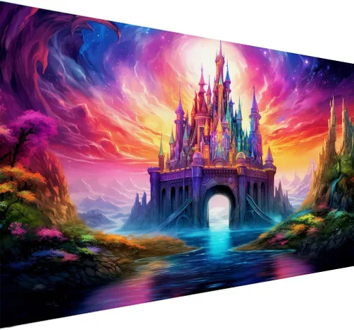 Miniatura 9 de ijbnhd Aurora - Pintura de diamantes grandes, kits de arte de diamantes grandes para adultos, pintura de diamante grande redondo de taladro