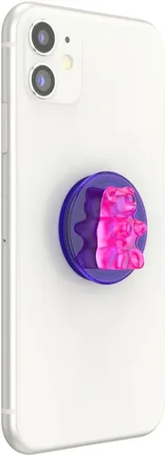 Miniatura 3 de PopSockets - Agarre para teléfono con soporte expandible, agarre adhesivo - Bon Bon Gummy Bear Purple Punch Bon Bon Púrpura