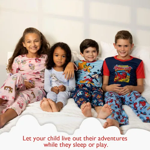 Miniatura 2 de Marvel Conjunto de pijama de ajuste holgado de 3 piezas, suave y lindo para niños