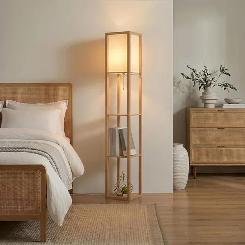 Miniatura 3 de Lámpara de pie Brightech, Maxwell de LED, MAXWELL-LED-NW Madera natural