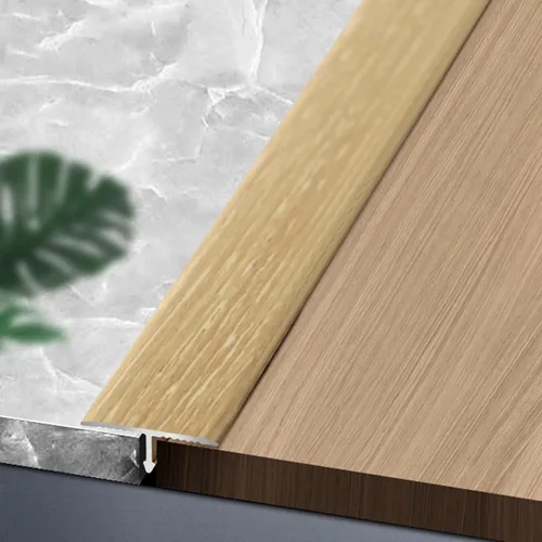 Miniatura 23 de Tiras de transición de moldeo en T de grano de madera, tiras de cubierta de umbral de aleación de aluminio, decoración de borde de alfombra a LVT
