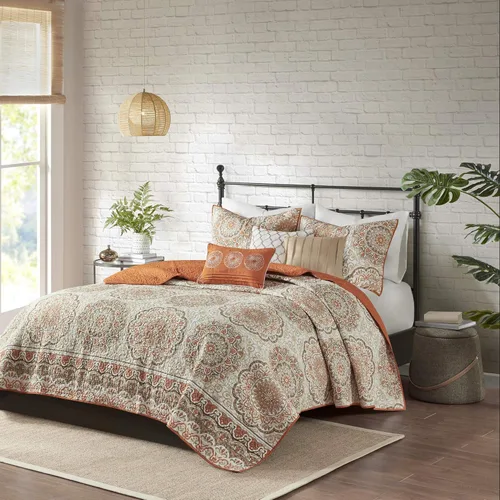 Miniatura 17 de Madison Park - Edredón moderno con diseño clásico para todas las temporadas, juego de cama transpirable y ligero, fundas a juego de almohada