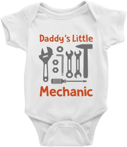 Miniatura 6 de Daddy's Little Mechanic - Mameluco orgánico para bebé niño y niña