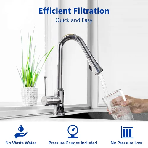Miniatura 6 de Express Water WH100SP Sistema de filtro de agua para toda la casa antiescala, azul