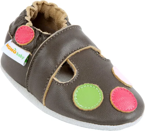 Miniatura 2 de Momo Baby Girls Soft Sole Leather Shoes First Walker Toddler Crib Booties Slippers