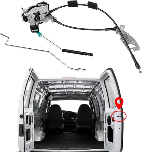 Miniatura 16 de Yinlowa Ensamblaje de bloqueo de la puerta del lado del pasajero delantero derecho compatible con Ford F250 F350 1992-1997, Ford F150 Bronco