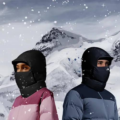 Miniatura 5 de Gorro cálido de invierno para hombres y mujeres, saco de dormir resistente al viento, para acampar al aire libre, gorra impermeable para senderismo