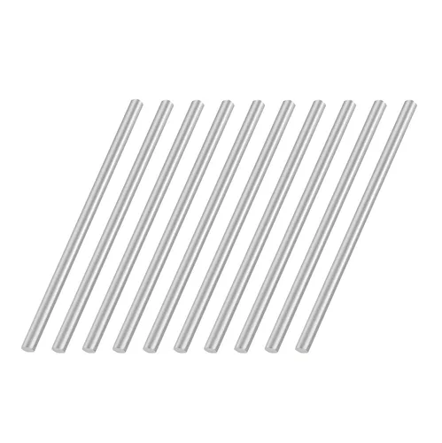 Miniatura 7 de Varilla redonda de acero inoxidable 304 de 0.059 in x 3.937 in, varillas de eje sólido de metal, barra de torno para manualidades