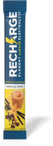 Miniatura 2 de Recharge Element Liquid Electrolyte® Hydration Boost Formula-Vanilla Chai Paquetes de Polvo de Electrolitos Mezcla de bebida sin azúcar, apta