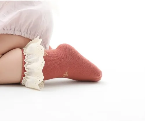 Miniatura 6 de Calcetines y calcetines de tobillo para niñas recién nacidas