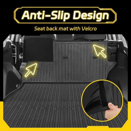 Miniatura 5 de Alfombrillas de Piso para Toyota RAV4 (Incluye Híbrido) 2025 2024-2019 6 Piezas Alfombrillas RAV4 Todo Clima Juego Completo para Accesorios Toyota