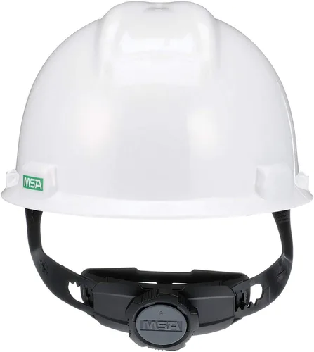 Miniatura 5 de MSA 475358 V-Gard - Casco de seguridad estilo gorra, con suspensión de trinquete Fas-Trac III, carcasa de polietileno, protección contra impactos