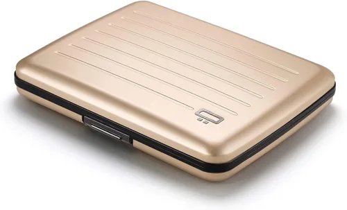 Miniatura 34 de Cartera de aluminio ÖGON -DESIGNS-, de gran capacidad con cerradura metálica, protección RFID contra fraudes y desmagnetización, modelo Smart Case