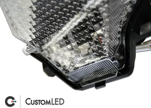 Miniatura 5 de Blaster-X - Luz trasera LED integrada para Yamaha YZF-R3 2015-2023 (lente transparente)