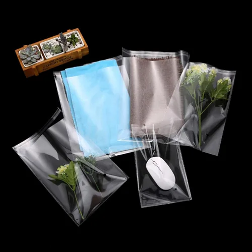 Miniatura 7 de Bolsas de celofán autosellantes, bolsa para galletas de 4 x 6 pulgadas, bolsas de celofán resellables transparentes autoadhesivas, 100
