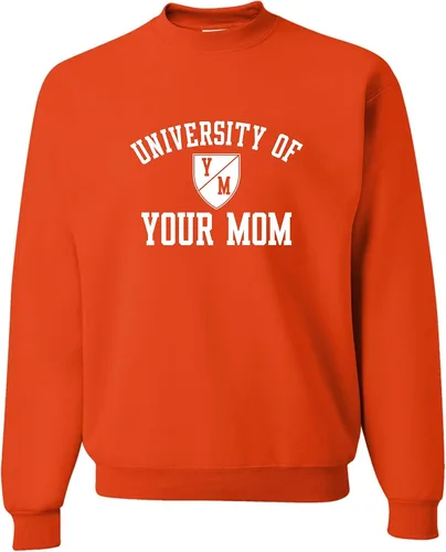 Miniatura 23 de Go All Out University of Your Mom - Sudadera con cuello redondo para hombre