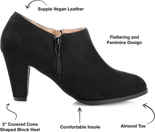 Miniatura 2 de Journee Collection Botines de tobillo de corte bajo con suela cómoda para mujer