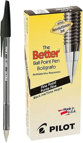 Miniatura 2 de Pilot, la mejor pluma, punta fina, tinta negra, pluma única (35010), Negro