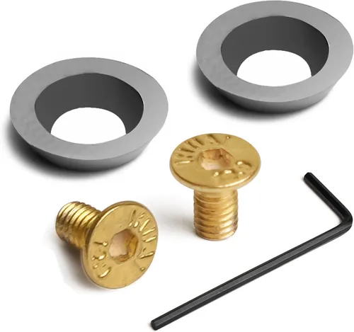 Juego de dos piezas de hoja redonda con punta de carburo TCT de 0.350x0.079 in-30° para herramientas de ahuecamiento.