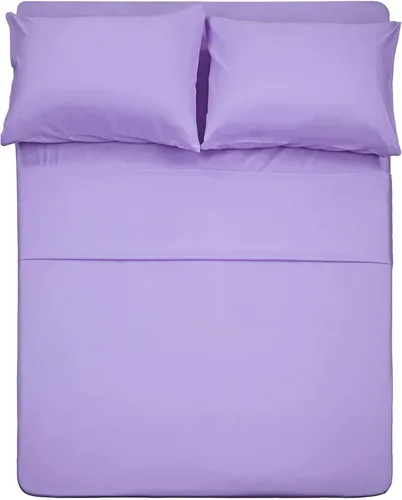 Miniatura 11 de Best Season - Juego de sábanas de cama individual de microfibra cepillada de 1800 hilos, 3 piezas (lavanda) 1 sábana encimera, 1 sábana bajera y 1