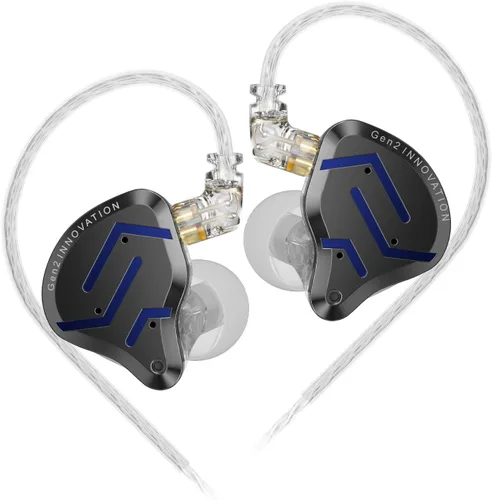 Miniatura 8 de KZ ZSN PRO X - Auriculares con cable, auriculares de monitorización intraurales con controlador doble, sonido claro y auriculares ergonómicos