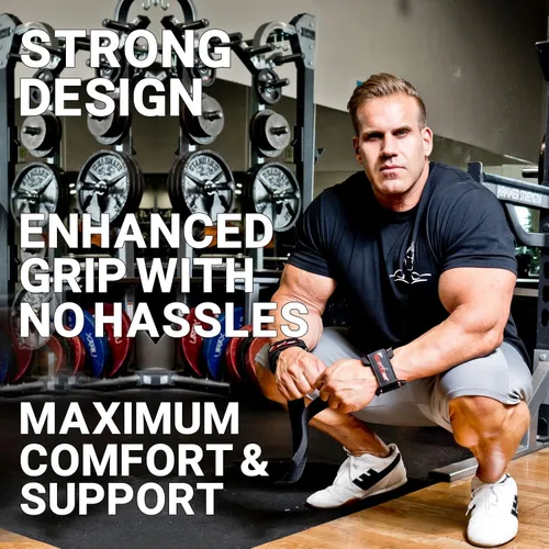 Miniatura 4 de Schiek Deportes Modelo J1000PLS Jay Cutler Signature Power Lifting Straps