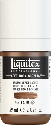Miniatura 90 de Liquitex Professional Soft Body - Pintura acrílica, botella de 2 onzas (59 ml), blanco titanio Titanio Blanco