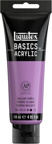 Miniatura 131 de Liquitex BASICS Pintura Acrílica, Botella de 400ml (13.5 oz), Blanco Titanio Titanio Blanco