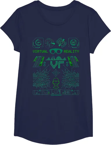 Miniatura 17 de Camiseta de realidad virtual VR Retro Gamers, Negro, S