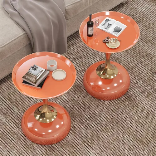 Miniatura 6 de Mesa Lateral de Arena de Estilo Contemporáneo - Diseño Moderno para Salas de Estar, Cafeterías, Áreas de Comedor, Dormitorios y Espacios Exteriores