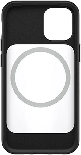 Miniatura 2 de OtterBox Funda para iPhone 12 Mini Symmetry Series+ - Negro, ultra suave, se ajusta a MagSafe, bordes elevados para proteger la cámara y la pantalla