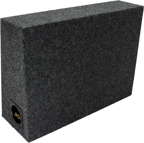 Miniatura 4 de American Sound Connection Solo 12" recinto estándar estándar 5/8" MDF de la caja del subwoofer del camión de la cabina del subwoofer