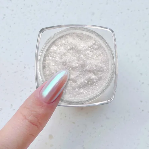 Polvo de uñas cromado de unicornio mejorado – 2025 Aurora Unichrome Mermaid Aurora Polvo de uñas Pigmento Perlado Arte de Uñas Decoración de