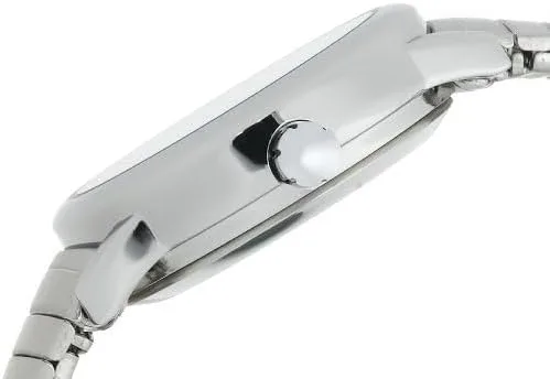 Miniatura 5 de Timex Reloj de Easy Reader Fecha banda de expansión para mujer, Casual, PlateadoBlanco