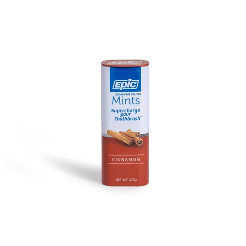 Miniatura 9 de Epic Mentas de Xilitol 100% - Sin Aspartamo, Sin Azúcar - Mentas con Sabor a Canela, 55 Piezas (Paquete de 10)