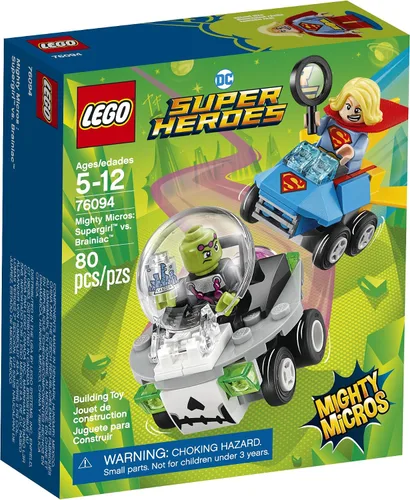 Miniatura 4 de LEGO DC Super Heroes Mighty Micros: Supergirl vs. Brainiac 76094 Kit de construcción (80 piezas)