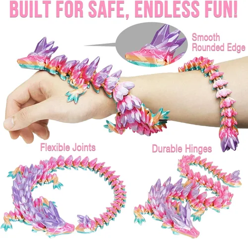 Miniatura 3 de Huevos de dragón pequeños con dragón en el interior, regalos divertidos sorpresa impresos en 3D para niños, juguetes articulados de dragón