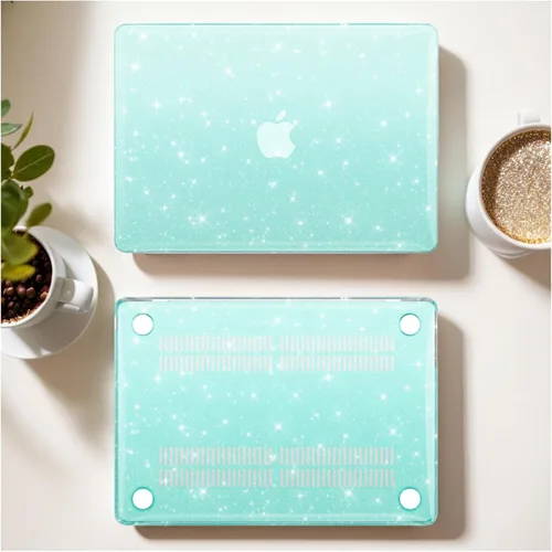 Miniatura 14 de Compatible con Funda para MacBook Air de 13 Pulgadas con Diseño de Cocodrilo 2021 2020 2019 2018 M1 A2337 A2179 A1932, Texturizada Elegante Lujosa