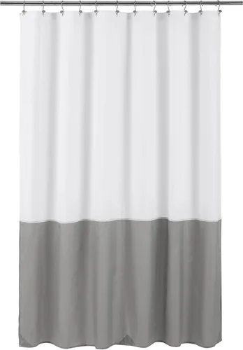 Miniatura 24 de ALYVIA SPRING - Forro de tela impermeable para cortina de ducha, cortina de tela lavable para baño - Tamaño estándar 72 x 72, azul