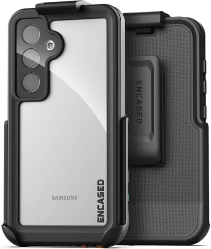 Miniatura 8 de Encased Funda impermeable para cinturón diseñada para Samsung Galaxy S24 Plus, funda protectora de cuerpo completo con protector de pantalla