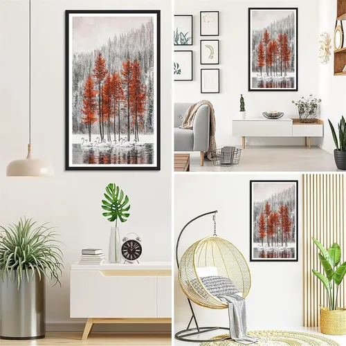 Miniatura 3 de Winter Tree Diamond Painting Kits for Adults Beginners, 5D Full Drill Diamond Art Kits Gem Art for Home Wall Decor, Rhinestone Embroidery Crafts