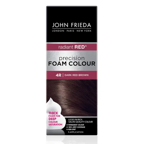 Miniatura 9 de Espuma de color John Frieda, precisión 4R Rojo Oscuro Marrón
