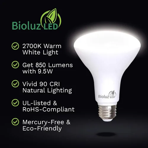 Miniatura 3 de Bioluz LED BR30 foco de ledes, 90 CRI regulable, 800 lúmenes. 65 W-95 W foco BR30 de repuesto interior/exterior LED Flood foco en la lista UL