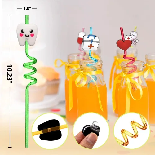Miniatura 4 de 24 suministros para fiestas temáticas médicas, decoraciones de la semana de enfermeras, decoraciones de fiesta de graduación de la escuela