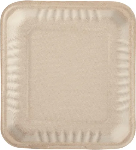 Miniatura 9 de KARAT EARTH Clamshell - Contenedores Take Out de comida para llevar [8"x8", 200 ct] - Contenedores compostables para llevar, bagazo biodegradable