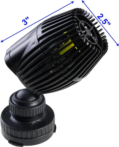 Miniatura 2 de AQUANEAT Bomba de circulación Wavemaker para acuario, cabezal de alimentación de tanque de peces de 800 GPH, bomba de agua sumergible, base magnética