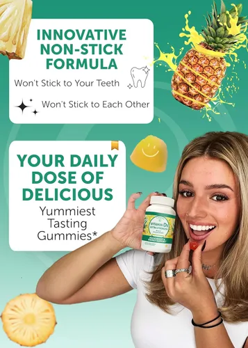 Miniatura 3 de Gomitas de vitamina D3 de Lunakai fabricadas en EE. UU., 2000 UI - Gomitas de vitamina D sin OMG y sin gluten para mujeres y hombres - Apoyo