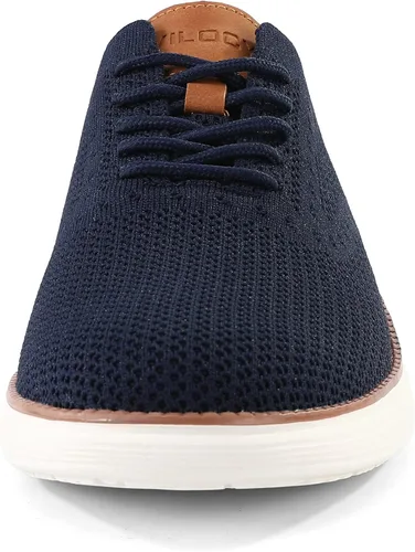 Miniatura 4 de VILOCY - Tenis de vestir informales para hombre, zapatos oxford cómodos de malla transpirable