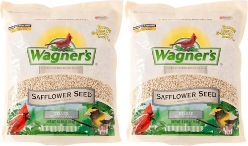 Wagner's 57075 - Alimento para pájaros silvestres con semillas de cártamo, bolsa de 5 libras (paquete de 2)